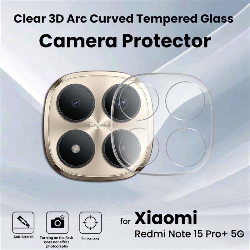 Photography Xiaomi - 3-1Pcs 3D Clear Tempered Glass Camera
