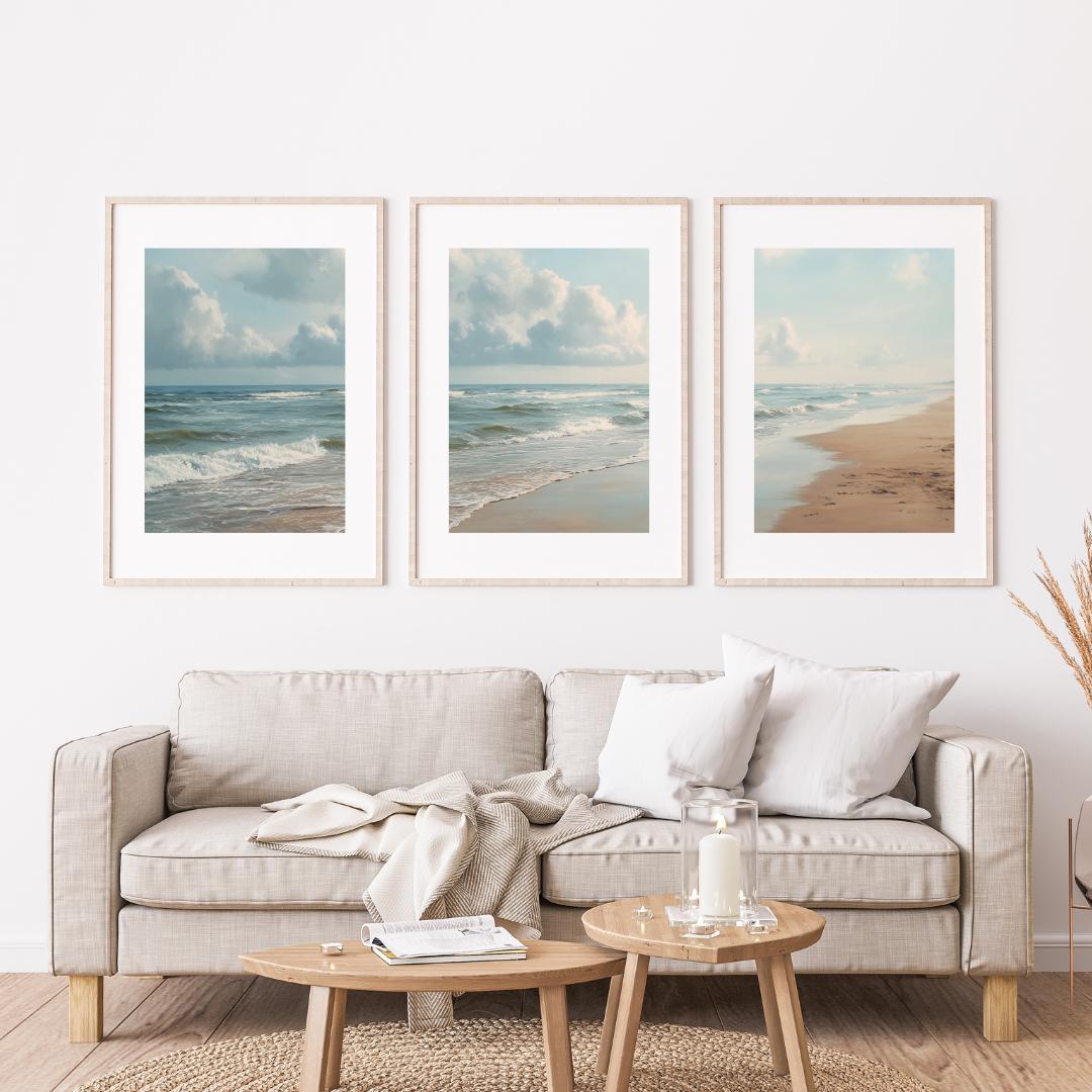 Set of 3 Ocean Beach Triptych  - огляд і ціна Photography Kit