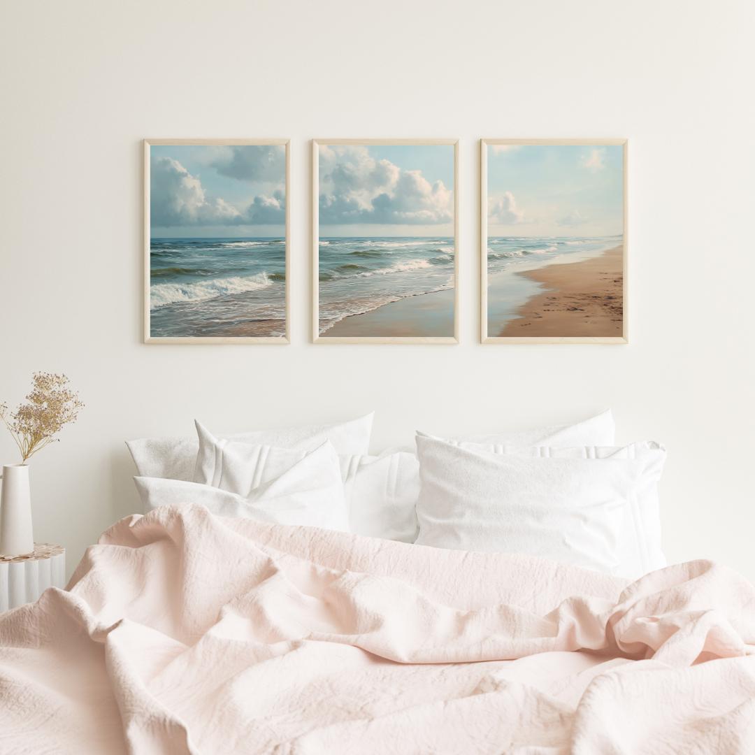 Set of 3 Ocean Beach Triptych  - огляд і ціна Photography Kit