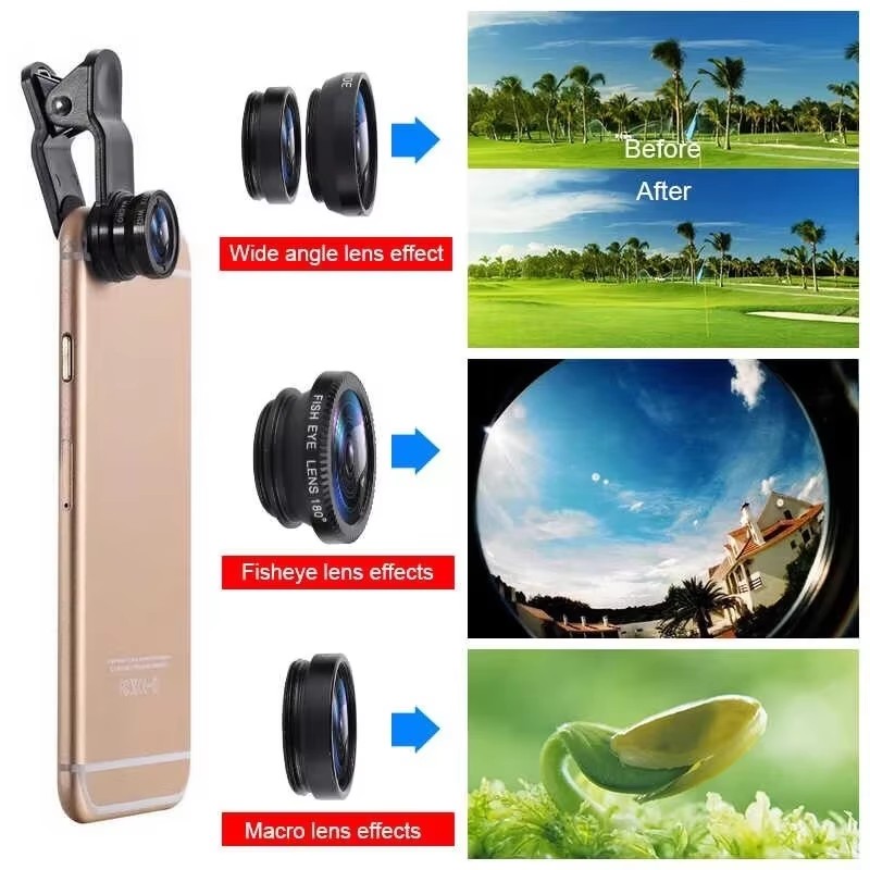 3In1 Mobile Phone Fish Eye Len - огляд і ціна Photography Xiaomi