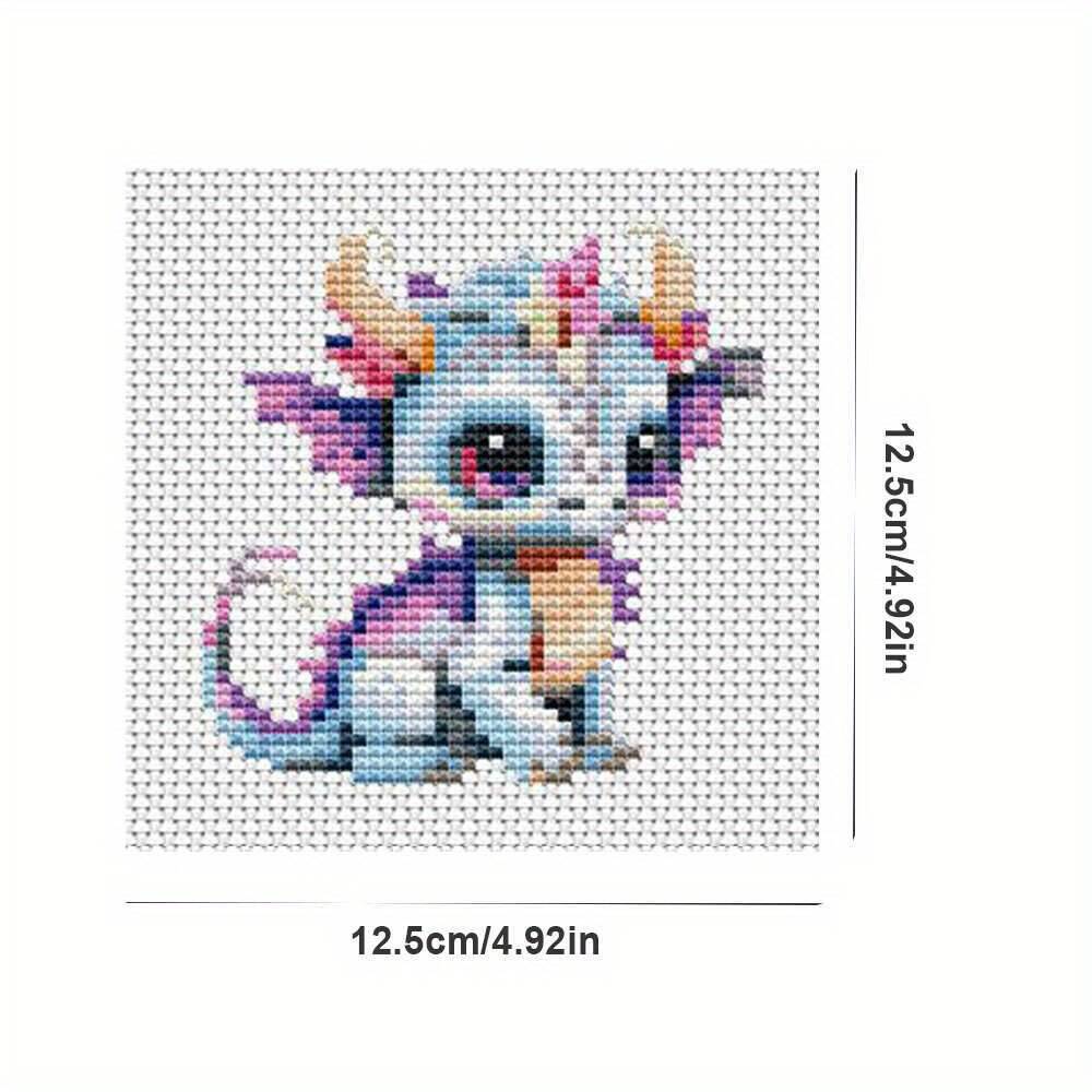 12Pcs Dragon Cross Stitch 11CT - огляд і ціна Photography Geometry