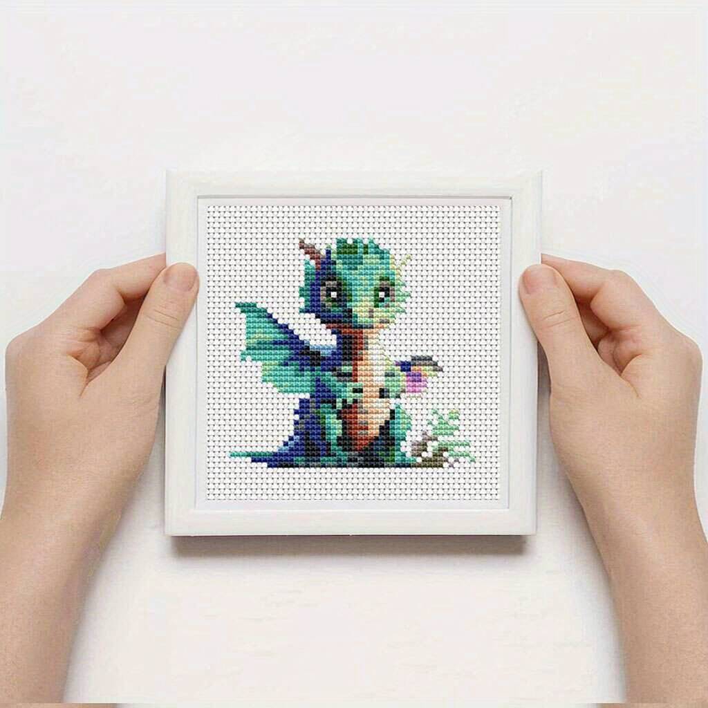 12Pcs Dragon Cross Stitch 11CT - огляд і ціна Photography Geometry