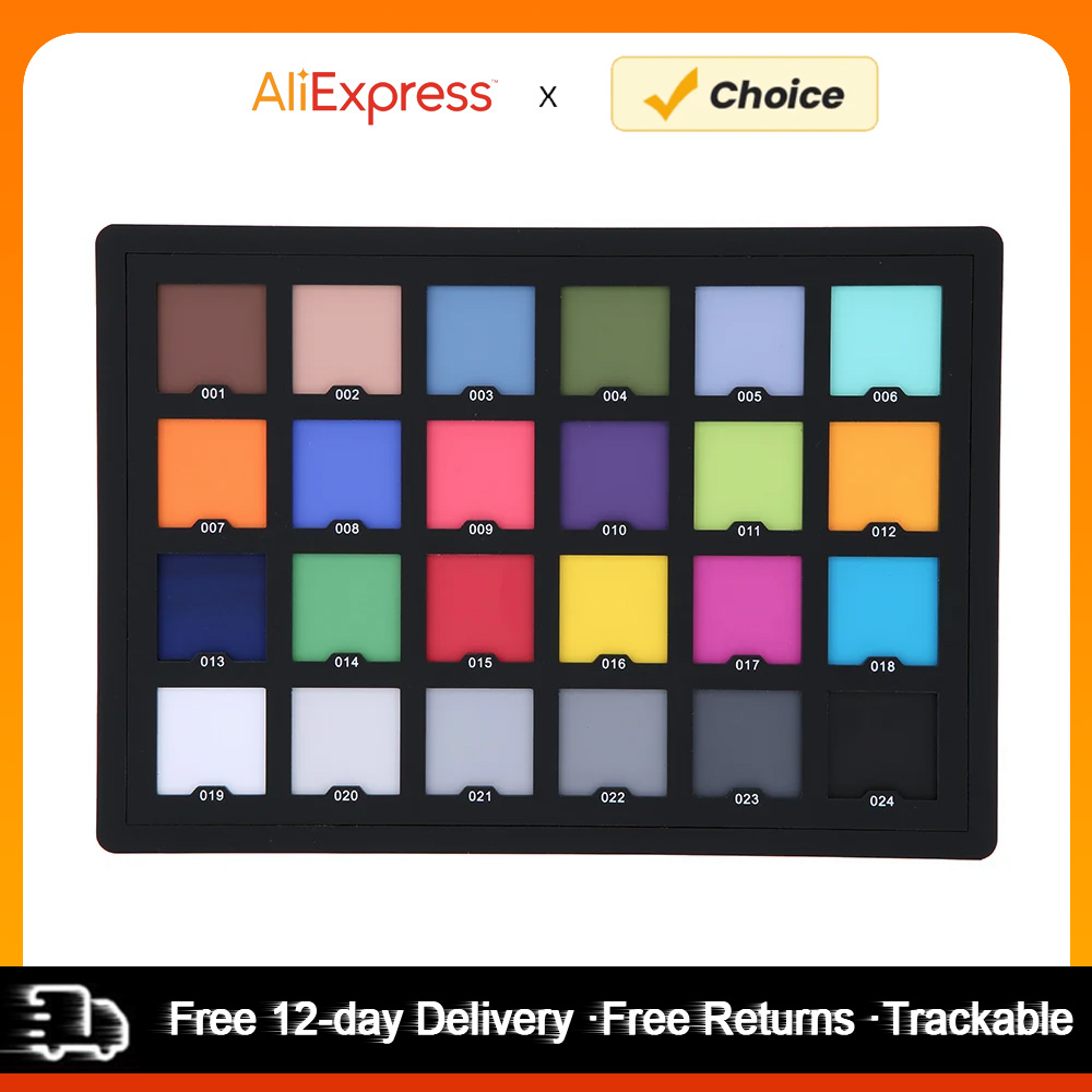 Professional 24 Color Card Tes - огляд і ціна Photography Quiz