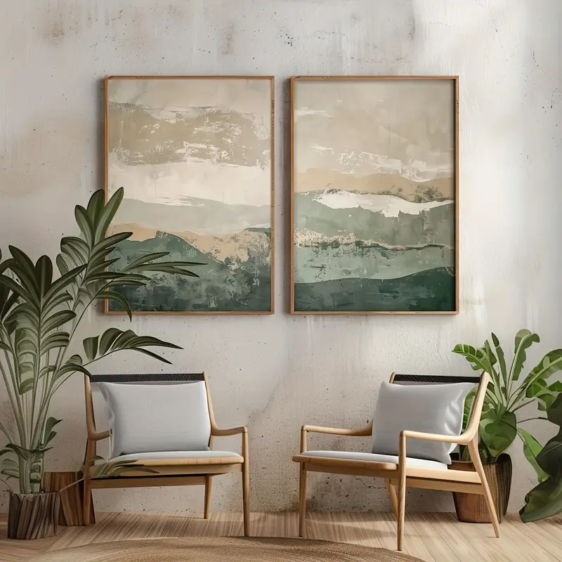 2pcs/set Wabi Sabi Abstract Ge - огляд і ціна Photography Geometry
