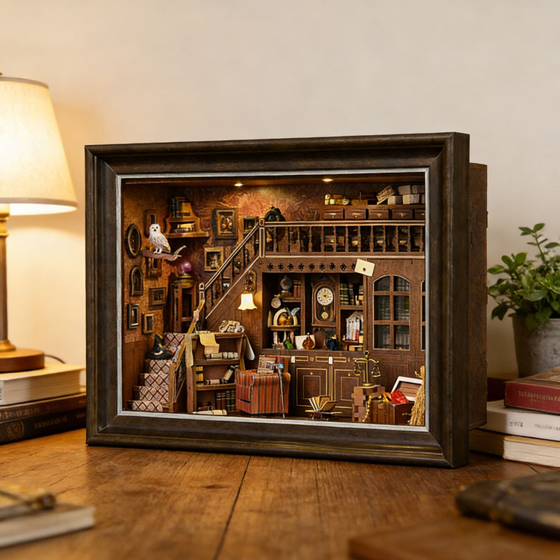 DIY 3D Wooden Book Nook Kit Mi - огляд і ціна Photography Hacks