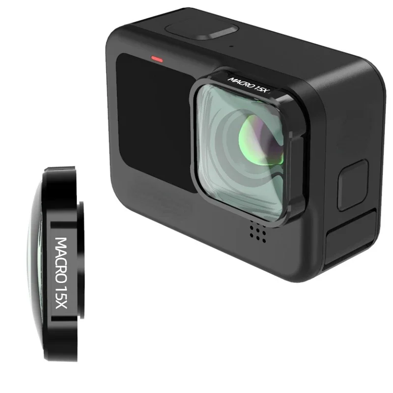 Macro 15X HD Lens Filter for G - огляд і ціна Gopro Action Camera Hero 13 Black