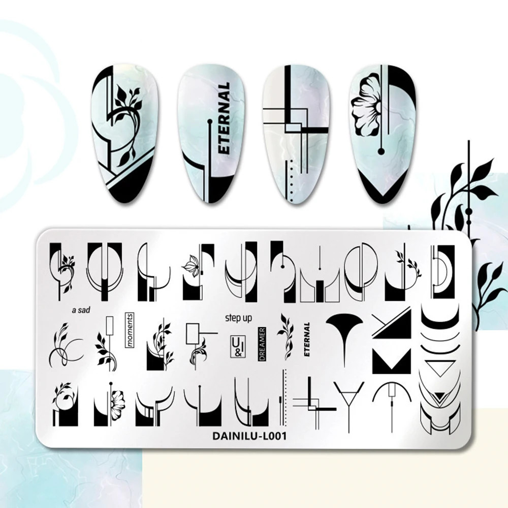 1PC Geometric Pattern Nail Sta - огляд і ціна Photography Geometry