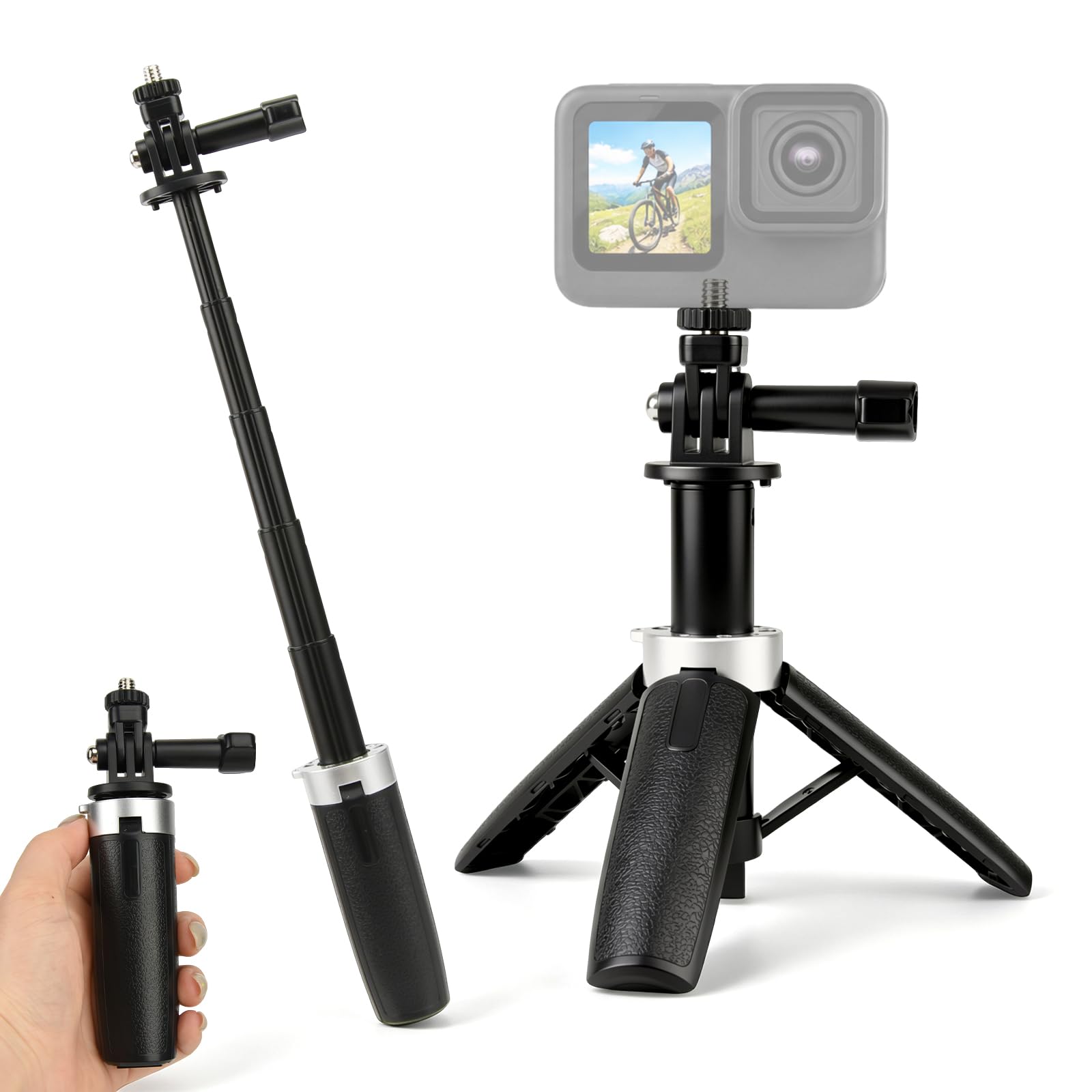 Mini Extendable Tripod Foldabl - огляд і ціна Gopro Action Camera Hero 13 Black