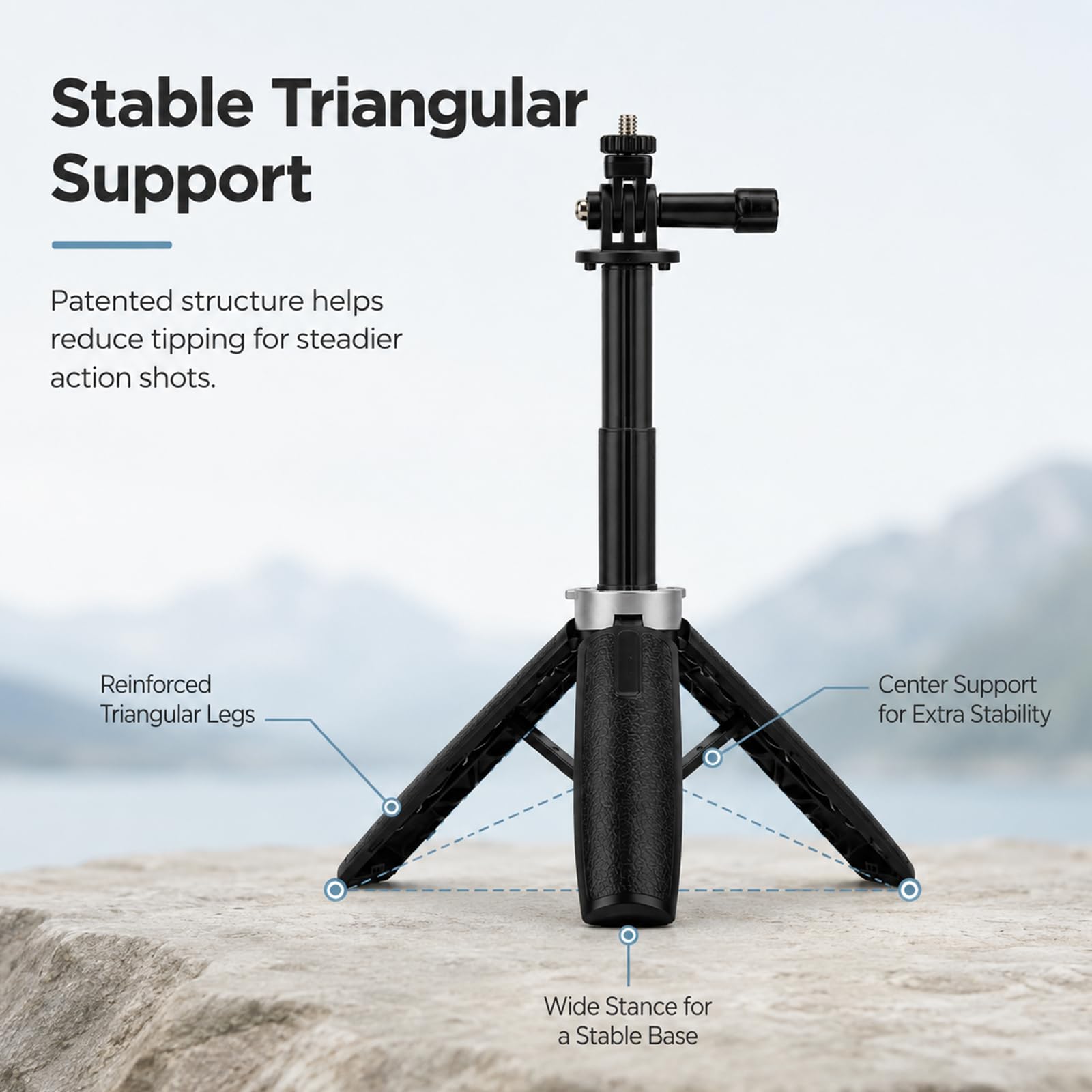 Mini Extendable Tripod Foldabl - огляд і ціна Gopro Action Camera Hero 13 Black