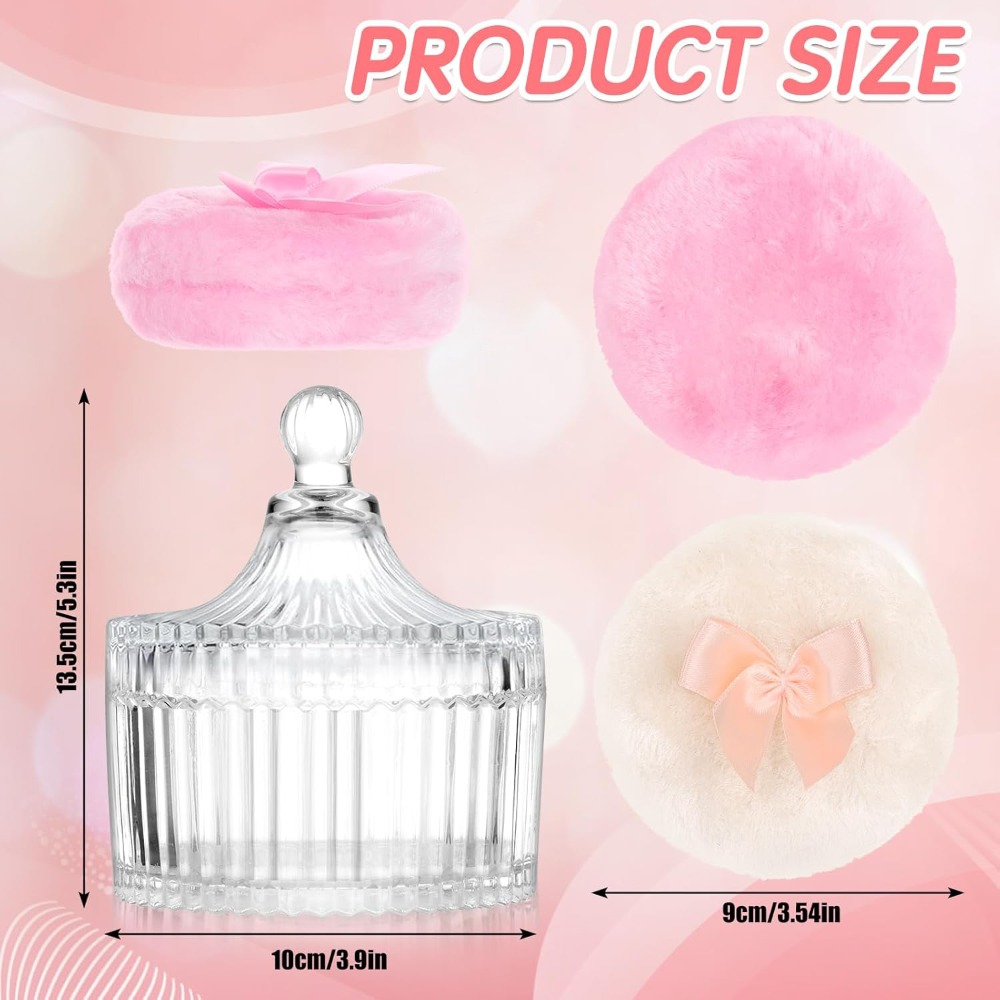 Powder Puff with Glass Storage - огляд і ціна Beauty Dish Softbox