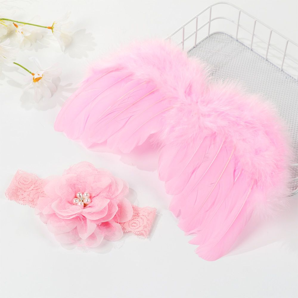 2pcs/set Cute Newborn Angel Fe - огляд і ціна Photography Still Life
