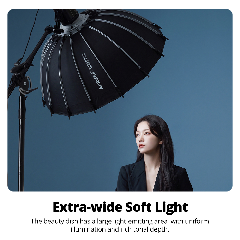 AMBITFUL BDPro 65cm 85cm Studi - огляд і ціна Beauty Dish Softbox