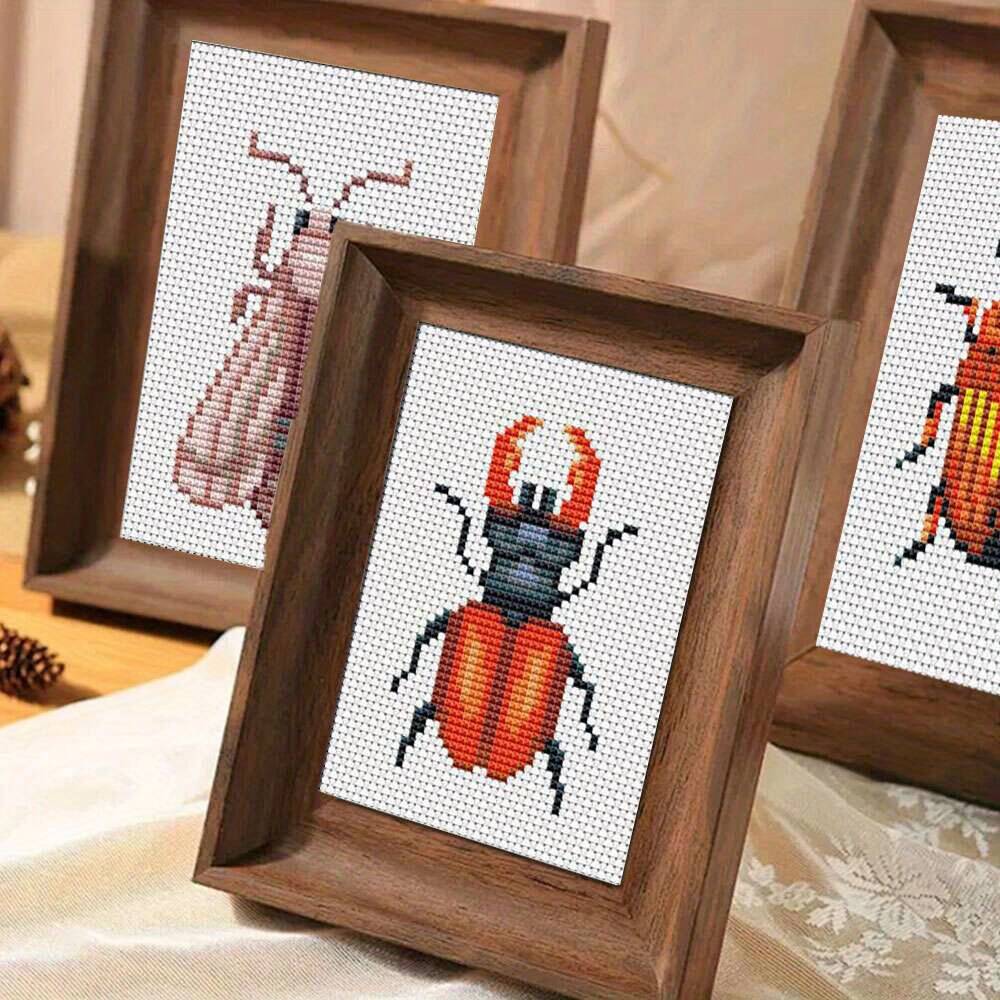 8Pcs Insect Cross Stitch Embro - огляд і ціна Photography Geometry