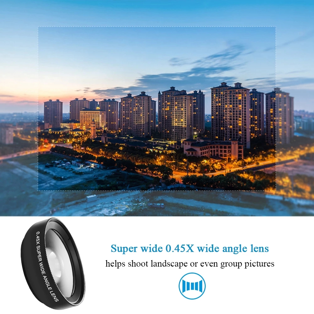 2 In 1 Mobile Phone Lens 0.45x - огляд і ціна Photography Xiaomi