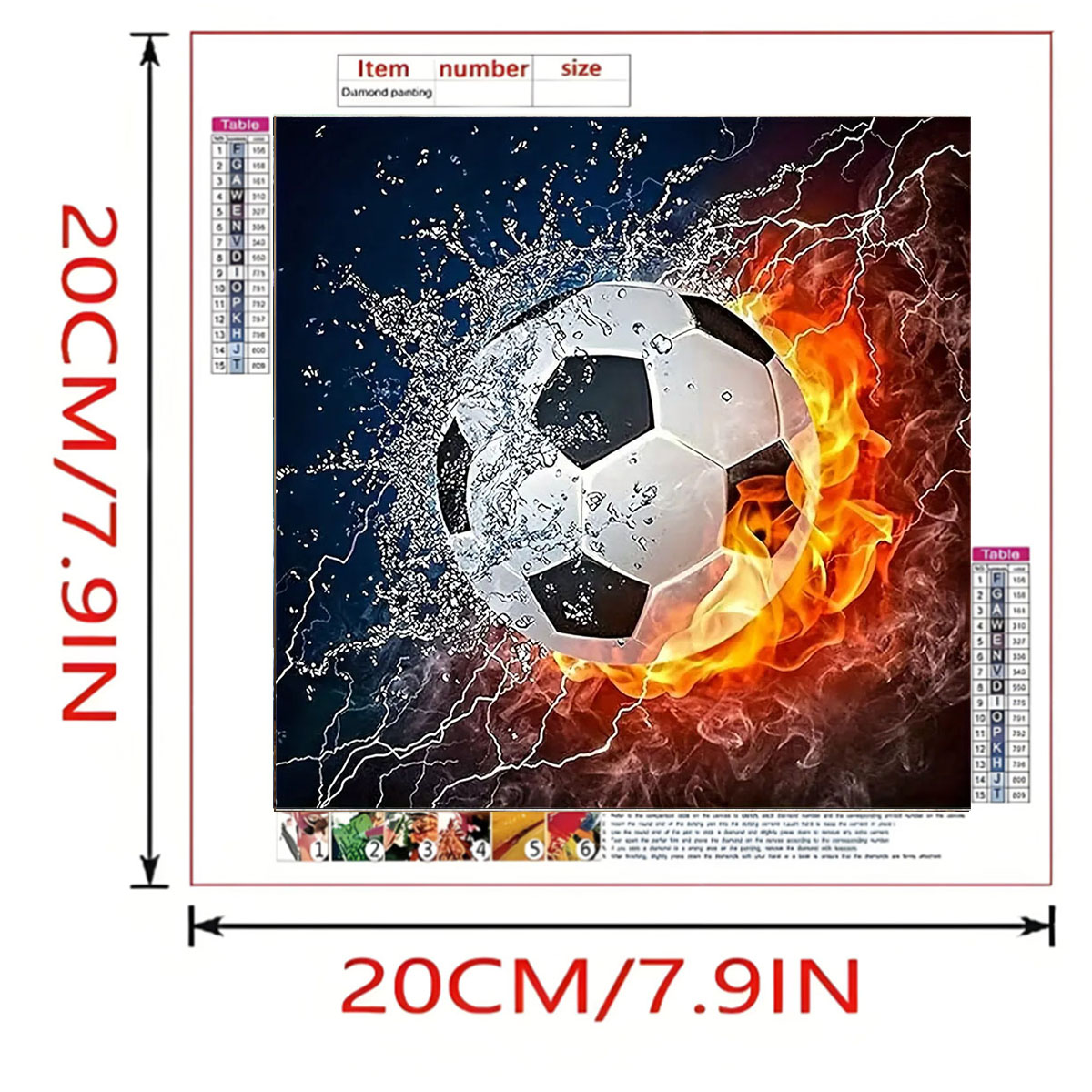 A Set of Football Diamond Pain - огляд і ціна Photography Geometry