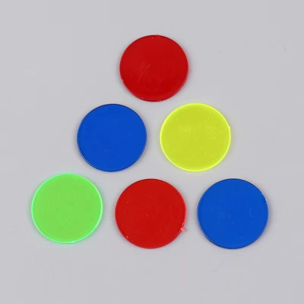 100Pcs New Plastic Round Count - огляд і ціна Color Checker Card
