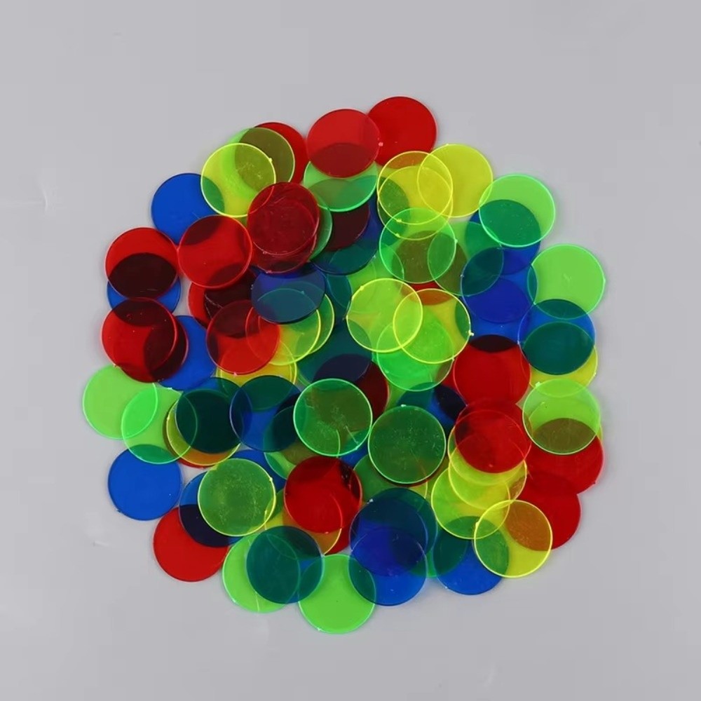 100Pcs New Plastic Round Count - огляд і ціна Color Checker Card