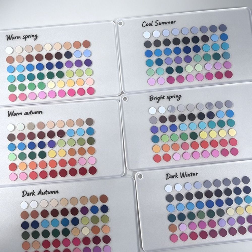 6PCS Acrylic Seasonal Color Se - огляд і ціна Color Checker Card